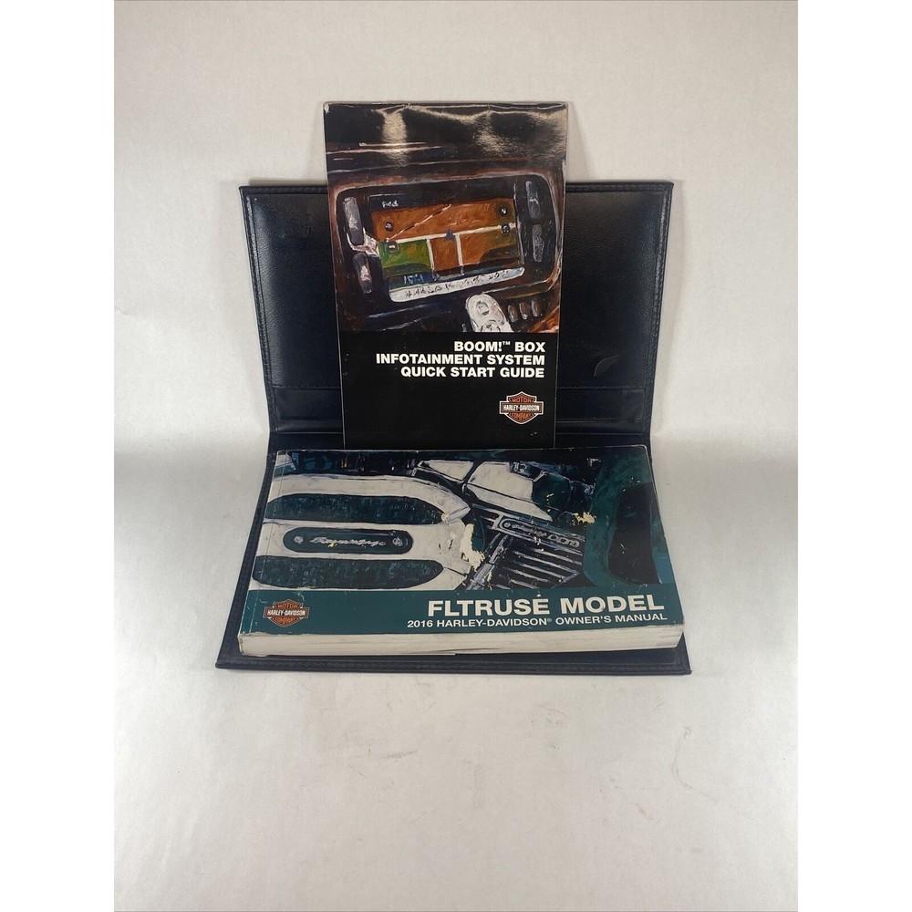 2016 Harley Davidson Fitruse Owner's Manual Road Glide & Boom Box Glide w Cover